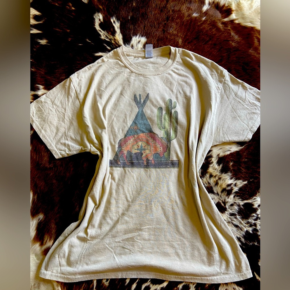 vintage western graphic Tee